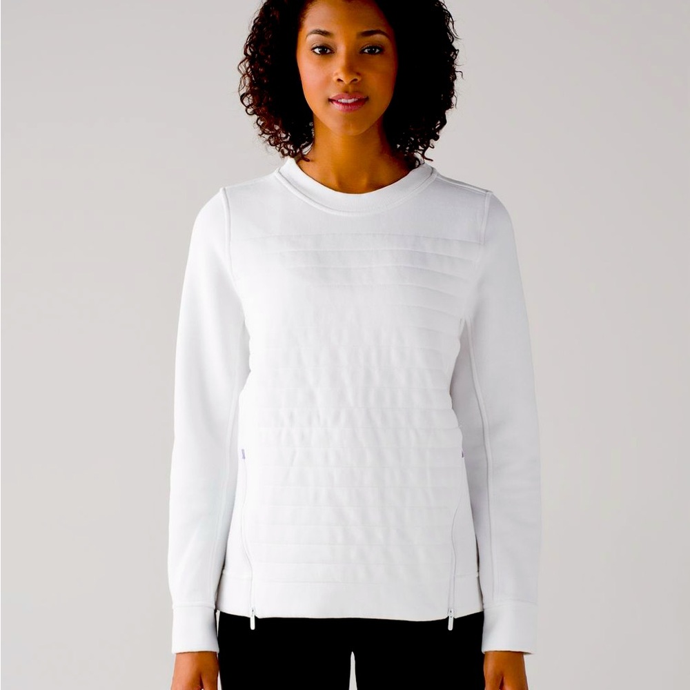 LULULEMON | Preloved Fleece Be True Crew in White sz 4